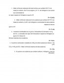 Hallar la fórmula molecular