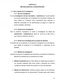 TRIBUTACIÓN DEL IMPUESTO GENERAL A LAS VENTAS EN EMPRESAS CONSTRUCTORAS DE LIMA METROPOLITANA 2013-2014. Página 25