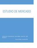 Estudio de mercado, trabajo