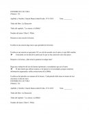 Informe de lectura "La ciencia y la Biblia”