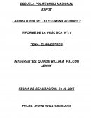 Aplicar el teorema de Nyquist para el muestreo.