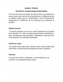 MANUAL TECNICO PROYECTO: CLASIFICACION DE BACTERIAS