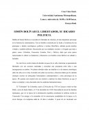 TEMA DE SIMÓN BOLÍVAR EL LIBERTADOR, SU IDEARIO POLITICO.