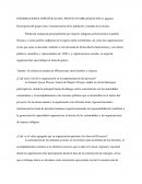 INFORMACIONES ESPECÍFICAS DEL PROYECTO/ORGANIZACÓN