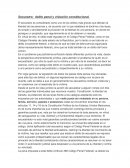 Secuestro delito penal y violacion constitucional