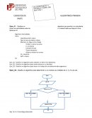 Algoritmos EJERCICIOS DE ALGORITMOS PRIMERA PARTE