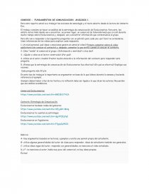 FUNDAMENTOS DE COMUNICACION. ANÁLISIS. Página 1