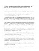 Analisis transaccional como método para analizar los "Estados del Yo" en la obra teatral de Federico Garcia Lora " la casa de Bernarda Alba"