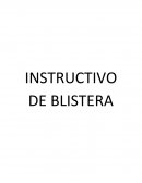 INSTRUCTIVO DE LA BLISTERA