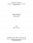 HISTORIA DE LA PSICOLOGÍA: TEXTO ARGUMENTATIVO