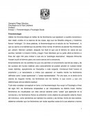 Ensayo: Fenomenología y Psicología social