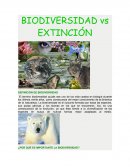 ENSAYO DE LA BIODIVERSIDAD vs LA EXTINCIÓN.