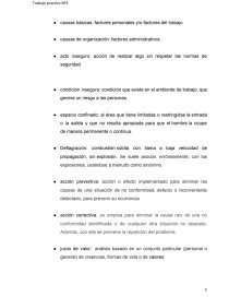 Introducción: Parte del accidente realmente ocurrido y utiliza una lógica de razonamiento que sigue un camino ascendente. Página 5