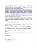 Calculo consiste (intuitivamente) en la afirmación de que la derivación e integración