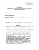 EVALUACION LAFT - CUESTIONARIO