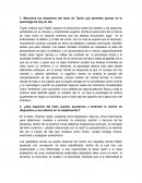 El autodominio de Platón.