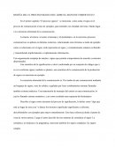 RESEÑA DEL EL PROCESO SIGNICO DEL LIBRO EL SIGNO DE UMBERTO ECO