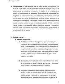 Introducción: Parte del accidente realmente ocurrido y utiliza una lógica de razonamiento que sigue un camino ascendente. Página 9