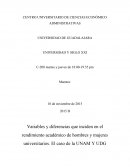 Rendimiento académico en hombres y mujeres universitarios