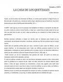 LA CASA DE LOS QUETZALES
