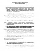 Preguntas de revisión de Estados Financieros Proyectados