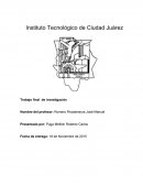 Trabajo final de investigación