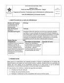 IDENTIFICACIÓN DE LA GUÍA DE APRENDIZAJE Fundamentos para la Administración de Medicamentos