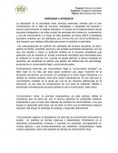 Aprender a aprender.