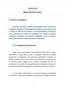 Tipo de investigación . Investigación experimental