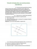 Introducción a las construcciones Geométricas