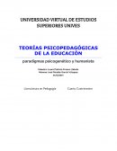 Paradigmas psicogenético y humanista