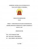 ORIGEN Y CONSECUENCIAS DE VIOLENCIA INTRAFAMILIAR EN MUJERES AGRAVIADAS ATENDIDAS EN EL HOSPITAL REGIONAL Nº 02 DE ICA - 2016