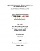 GASTRONOMÍA Y ARTE CULINARIO