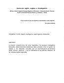 Acerca de Región e investigación