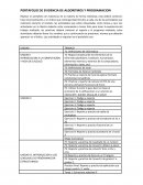 PORTAFOLIO DE EVIDENCIA DE ALGORITMOS Y PROGRAMACION