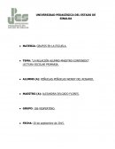 Informe primera unidad Grupos en la escuela