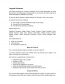 Las lenguas romances.