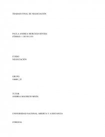 Negociacion integrativa. Página 1