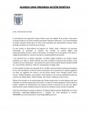 NOTA DE PRENSA - ALIANZA LIMA ORGANIZA ACCIÓN BENÉFICA