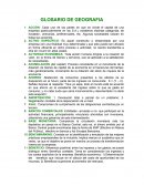 GLOSARIO DE GEOGRAFIA