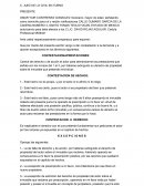 CONTESTACION DE LA DEMANDA REINVICATORIA.