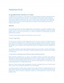 Problemas eticos. La igualdad entre hombre y la mujer