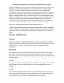 Actividades de apropiación del conocimiento. Proceso administrativo. Planeación