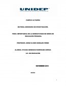 IMPORTANCIA DE LA NORMATIVIDAD EN NIÑOS DE EDUCACIÓN PRIMARIA.