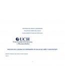 PROCESO DEL CUIDADO DE ENFERMERÍA EN SALUD DEL NIÑO Y ADOLESCENTE
