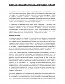 Riesgos y prevención en la industria minera