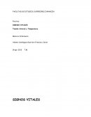Los signos vitales son los fenómenos o manifestaciones objetivas que se pueden percibir y medir en un organismo vivo en una forma constante