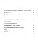 CARACTERISTICAS DE LA ORGANIZACIÓN DONDE SE IMPLEMENTARA EL SISTEMA DE INFORMACIÓN