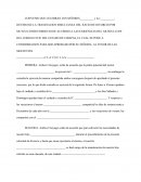 Modelo de Convenio de divorcio