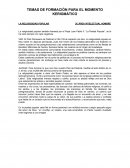 TEMAS DE FORMACIÓN PARA EL MOMENTO KERIGMÁTICO